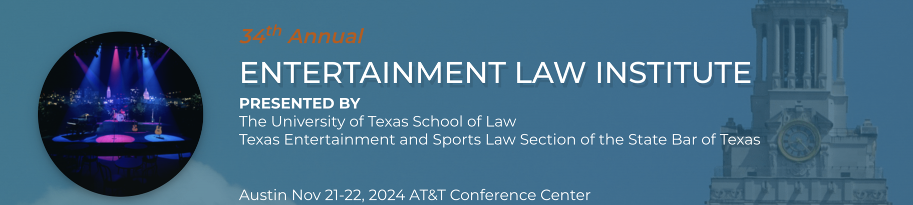 Jeremy Evans to speak at 34th Annual Entertainment Law Institute in Austin, Texas